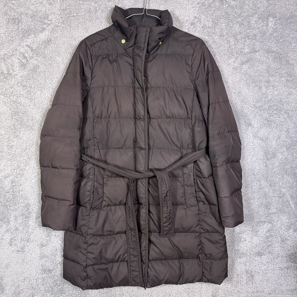 J Crew Parka Women's M Long Trench Wintress Down Quilted Puffer Coat Jacket‎